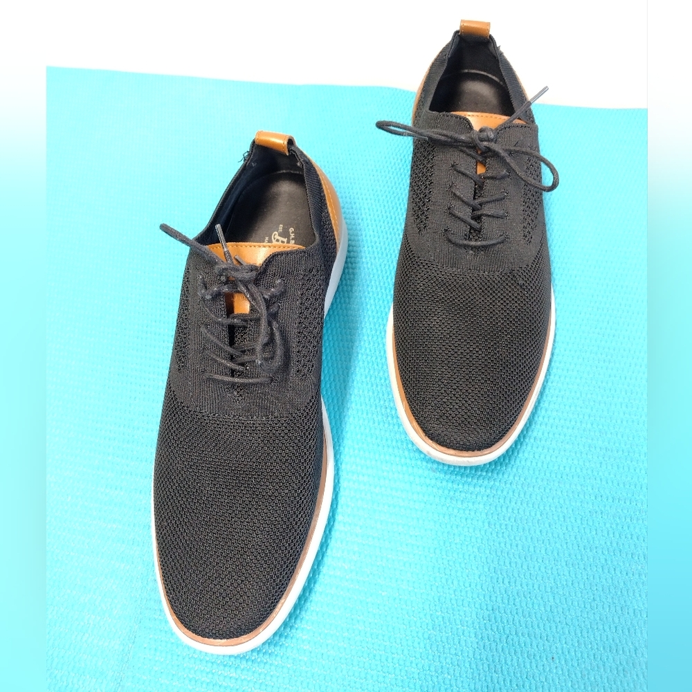 G.H. Bass & Co. Black/Tan Knit Casual Dress Shoes Size 11